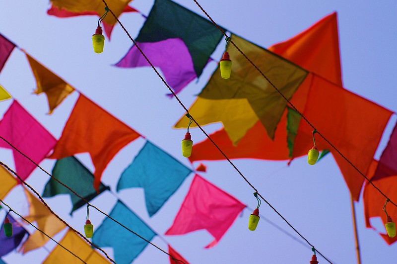 "Colourful flags" by cheehuey is licensed under CC BY 2.0.